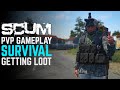 SCUM 0.5 gameplay 2021 | PvP survival episode 3 | Getting Loot