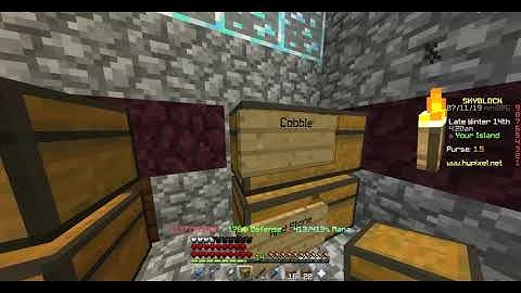 hypixel skyblock: my very poor attempt at item sorting