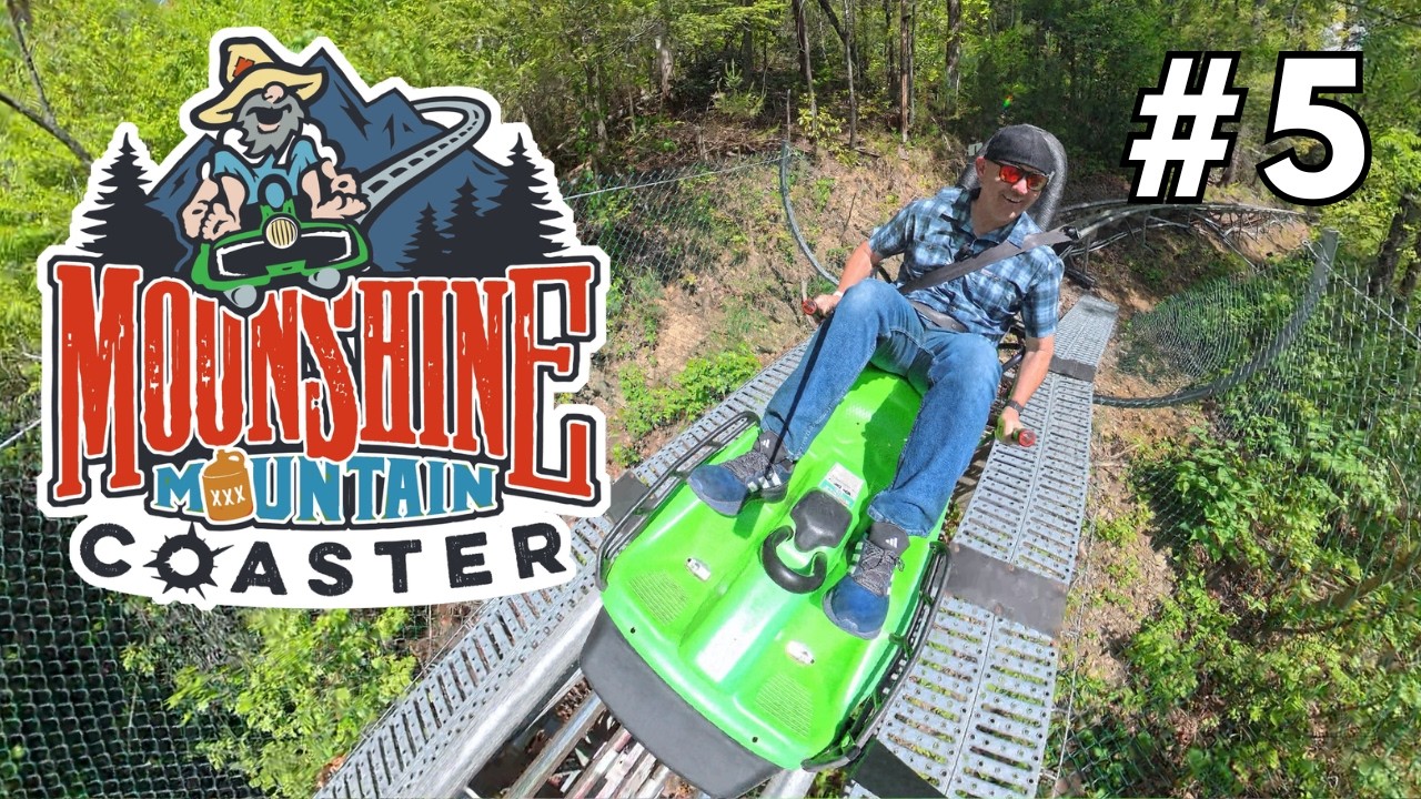 Coaster #5 | Moonshine Mountain Coaster in Gatlinburg | Full POV & Review!
