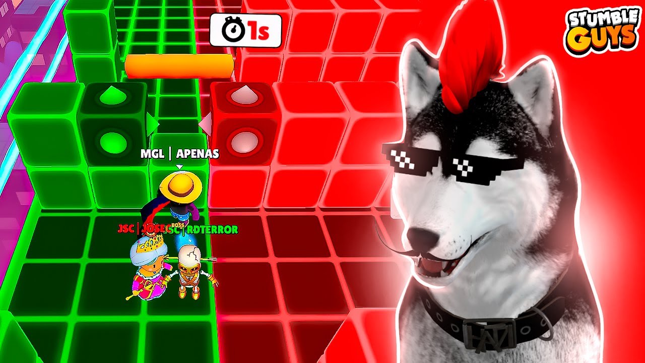 ZEREMOS o BLOCK DASH REMASTER PELA 1ª VEZ no DESAFIO das 3 FILEIRAS no STUMBLE GUYS!😱🔥 ‹ MagLobao ›