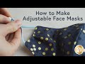How to Make Adjustable Face Masks | a Shabby Fabrics Tutorial