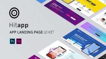 HitApp App Landing Page UI Kit | Themeforest Website Templates and Themes
