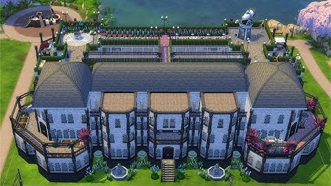 Twin Oracle Point Mega House Decoration Sims 4
