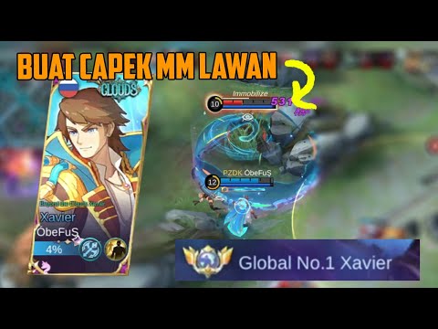 Xavier: Strategi Buat Capek MM Lawan Build Terbaru 2023 TOP 1 Global Xavier Mobile Legends @primaoktavian7562