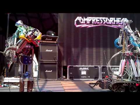 Compressorhead live at The Big Day Out 2013 up close in HD