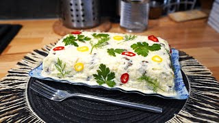 Salata Brighindeză a bunicii 🧆 Salată de pârjoluțe, maioneză și ceapă marinată 🧅 Șef Paul Constantin