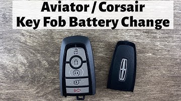 2020 Lincoln Aviator / Corsair Smart Key Fob Battery Replacement - How To Remove Replace Change