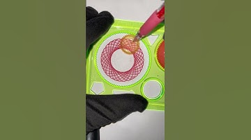 " mesmerizing spirograph pattern creation | Quick Art Loop" #asmr #spirograph #shortvideo #shorts