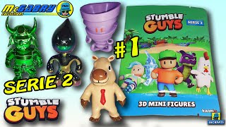 STUMBLE GUYS 3D MINI FIGURES SERIE 2 N.1-UNBOXING EDICOLA DIRAMIX