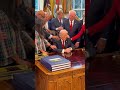 Pastors place hands on Trump during Oval Office prayer moment