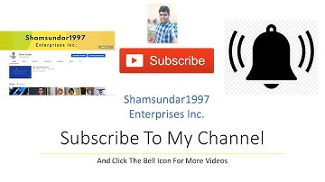 My YouTube Channel Bell Icon Intro