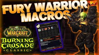 Fury Warrior Macros (TBC CLASSIC)