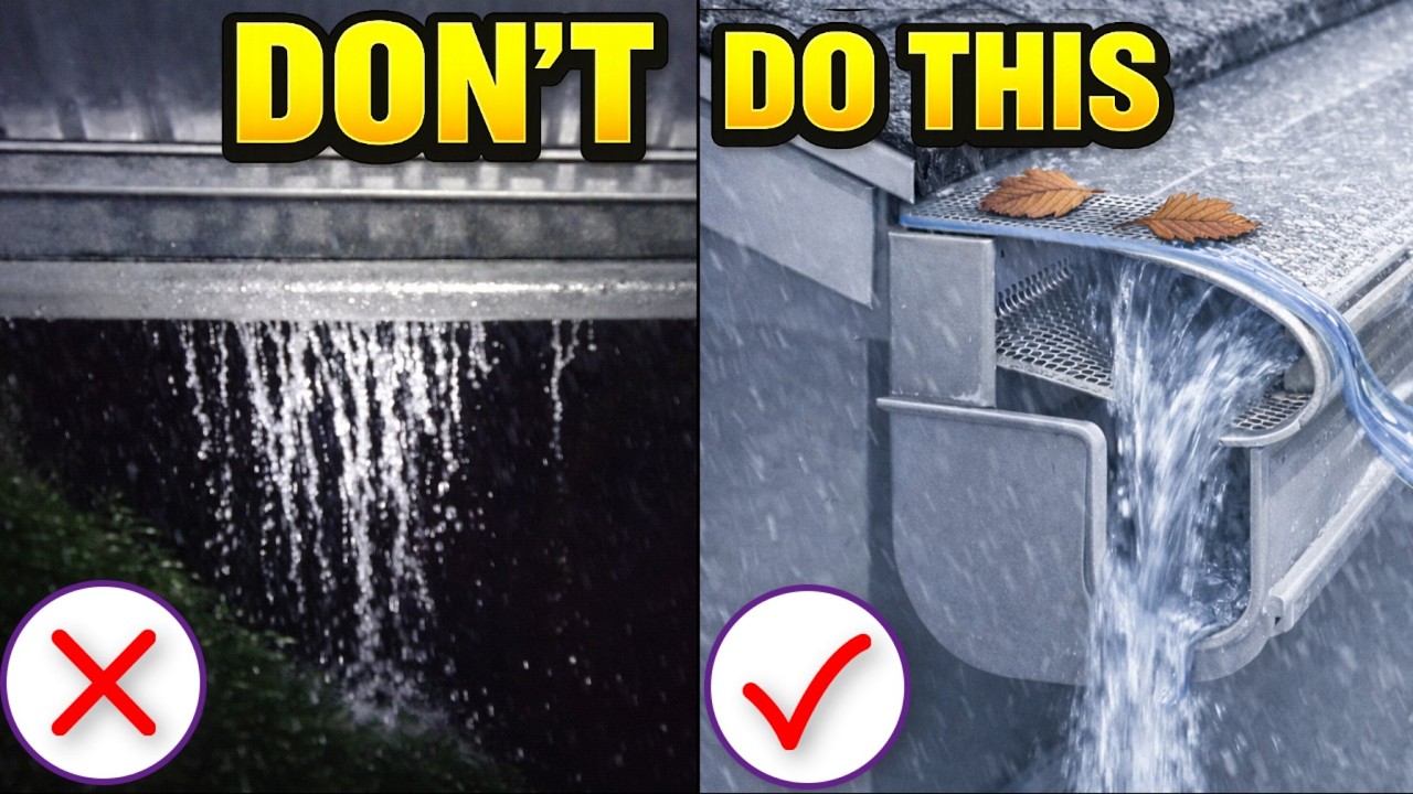 Why PVC Pipes Make Terrible Gutters And What Actually Works