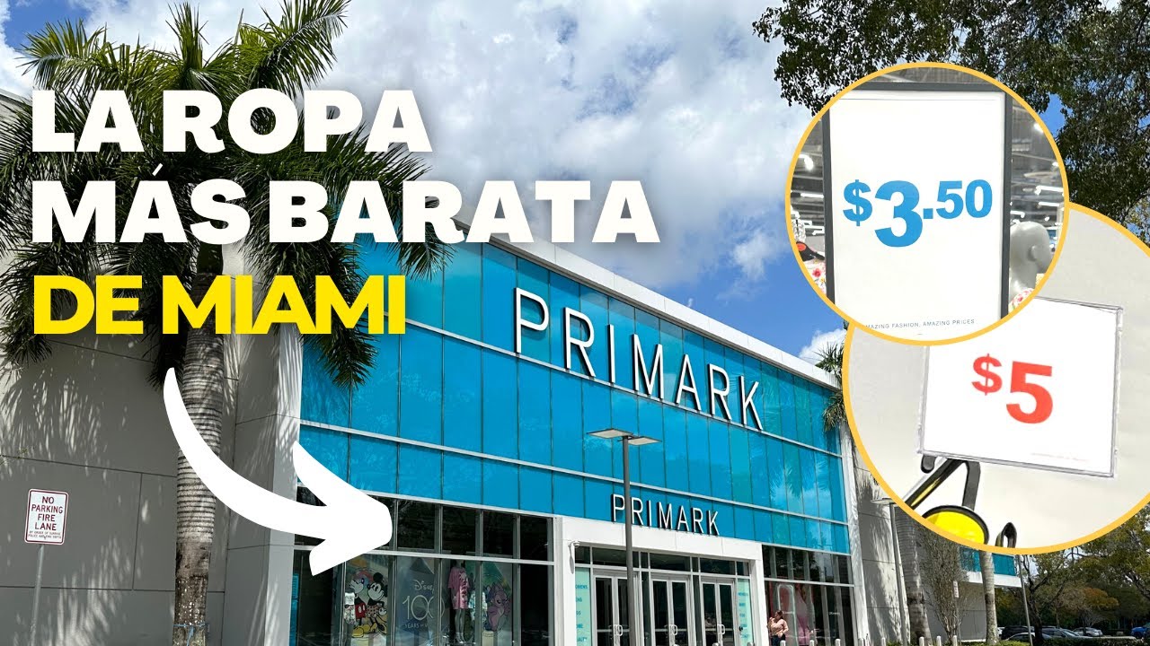 Dónde comprar ROPA en MIAMI? 🛍️ | Recorrido COMPLETO por la tienda PRIMARK YouTube