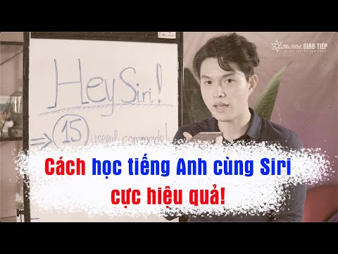 Học 15 câu tiếng Anh giao tiếp thông dụng nhất cùng Siri | Ms Hoa Giao Tiếp