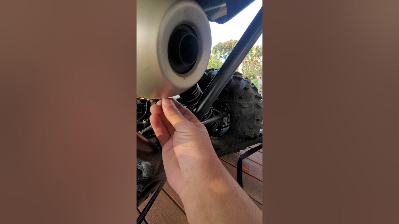 YXZ 1000 se spark arrestor removal before and after part 1 YouTube