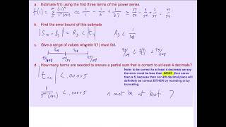 Lesson 63   Alternating Series Error Bounds
