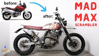 XF/DR650 Scrambler Build Evolution in 4 minutes | Pros and Cons | Time for a new Bike?