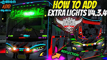 BUSSID V4.3.4 JETBUS EXTRA LIGHTS MOD | How To add/ Download | Bus Simulator Indonesia