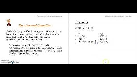 4.3c Quantificational Symbolization 3: Mechanics of the Universal Quantifier