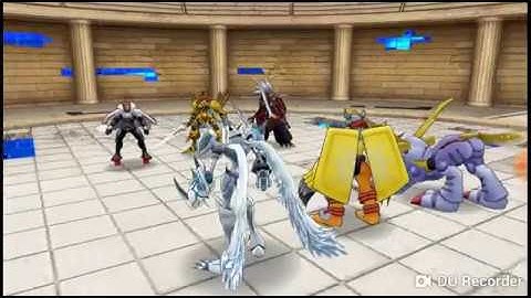 Digimon Links Cplosseum Battle vs Gankomon, TigerVespamon & Gaiomon