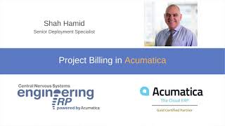 Celebrity Project Billing in Acumatica Cloud ERP #Acumatica #CloudERP Net Worth