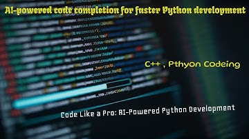 Write Python Code Faster with AI