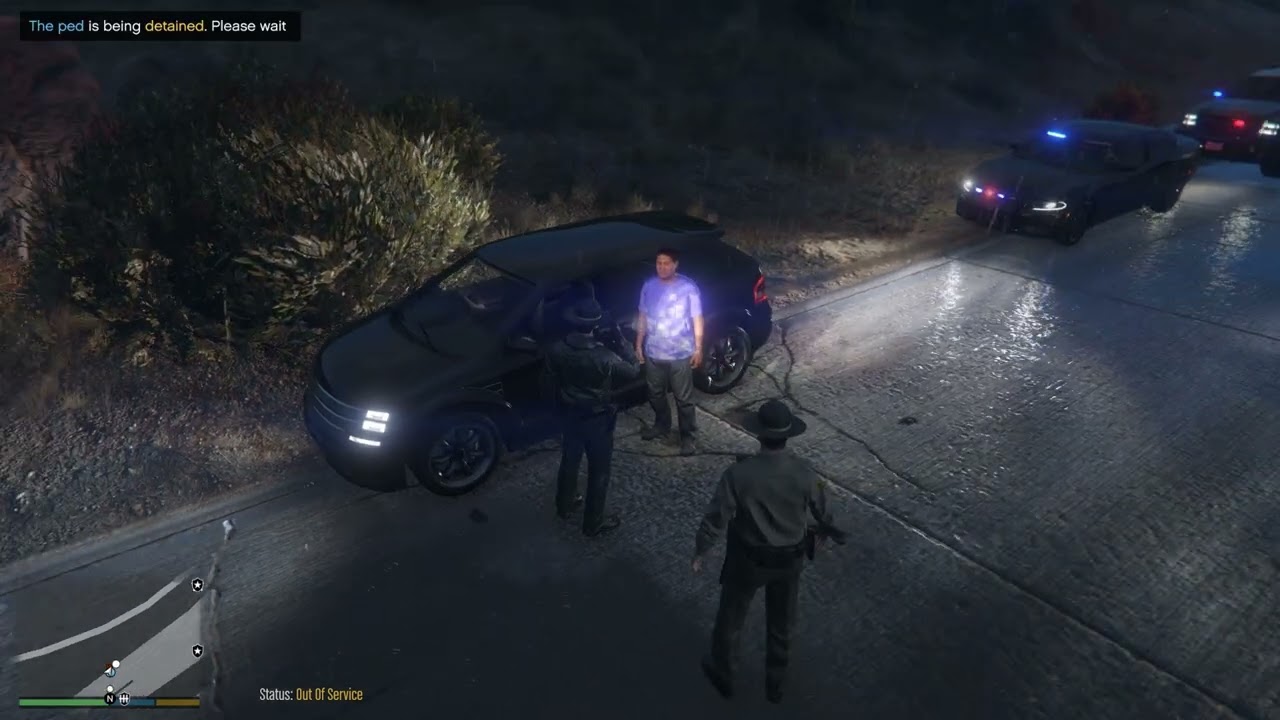 LSPDFR BCSO Highway Night Patrol (Cozy Rainy Day)