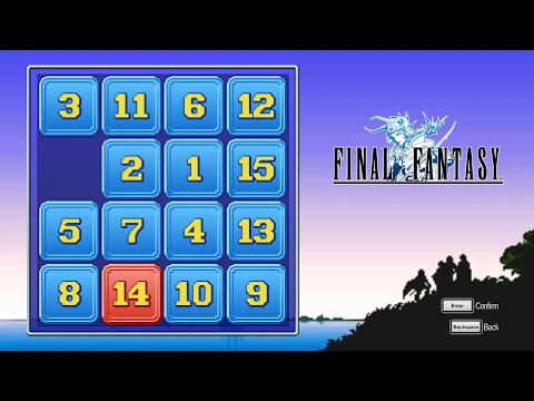 Final Fantasy I Pixel Remaster (Part 2) -- This Sliding Puzzle Is Fun! [HD]