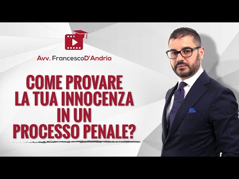 Video: Come Dimostrare L'innocenza In Tribunale Nel