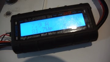 Hacker A10 7-L 4.4:1, 14x9 Aeronaut, 2 Cells 900 mAh; 59-57 Watts