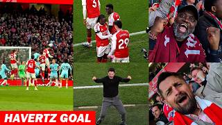 Arsenal Fans Reactions to Kai Havertz Winning Goal vs Burnley
