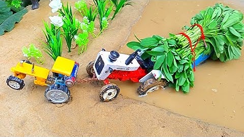 diy tractor stuk in mud mini science project || Part- 27 ||@topminigear