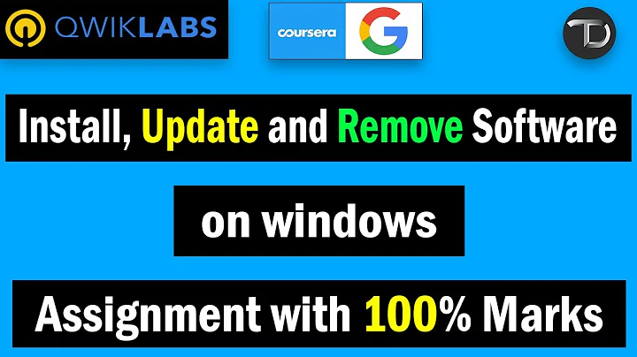 Qwiklab: Install, Update and Remove Software on Windows | Google IT Support Assignment 100% Marks