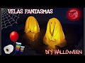 Manualidades para Halloween 🎃 velas fantasmas fácil y rápido 👻 Isinapiolina
