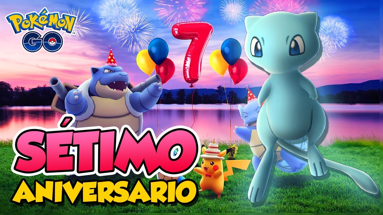 Feliz aniversário de sete anos, Pokémon GO!