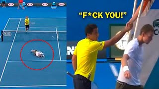 The Most DRAMATIC Ending to a Tennis Match Ever (Crazy Scenes)