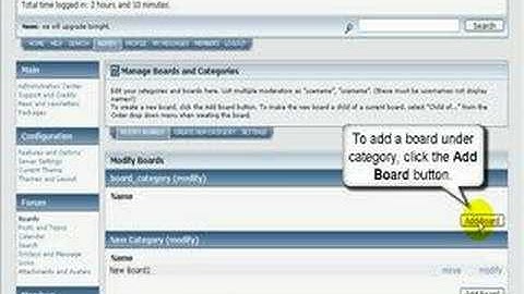 Simple Machines Forum |  How To Manage Boards