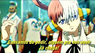 One Piece Film Red | ♫ Fleeting Lullaby ♫ |  Versão Brasileira (Letra)