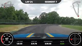 Talton's Fastest Lap at VIR on June 26, 2026, Friday 7-hour Race with Lucky Dog Racing League.