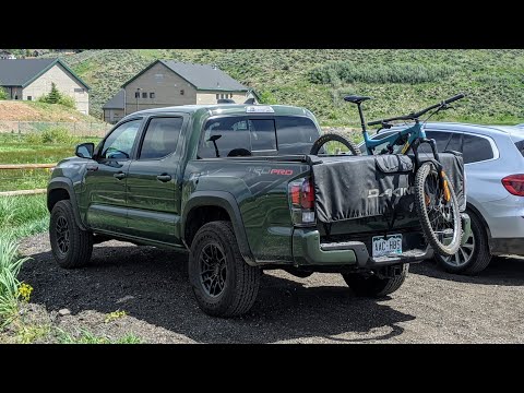 How to Haul a Mountain Bike Over the Tailgate of a Toyota Tacoma
