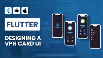 Designing a Stunning VPN Card UI  In Flutter | VPN App | Thrilling Tech Official