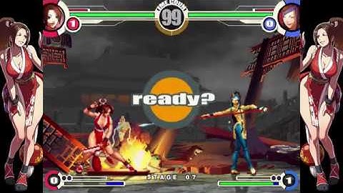 King of Fighters XI - Mai Shiranui playthrough