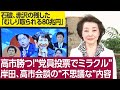 【櫻井よしこのニュース解説】櫻井よしこが岸田、高市氏らを直接電話取材。自民党を去って国民民主、参政、日本保守にまわった保守岩盤支持党員が大挙して高市支持に駆けつける。櫻井よしこ特ダネ取材。