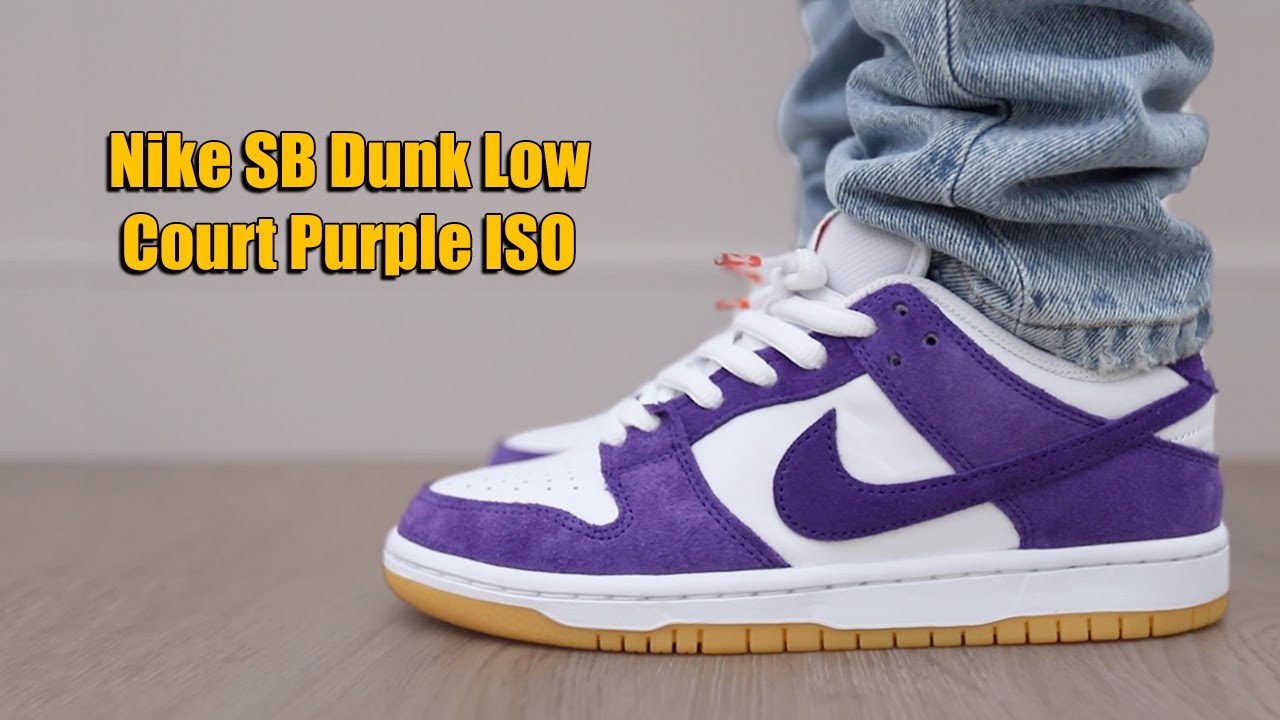 Only Released at Skate Shops || Nike SB Dunk Low Court Purple ISO Quick  Review + Sizing + On Foot