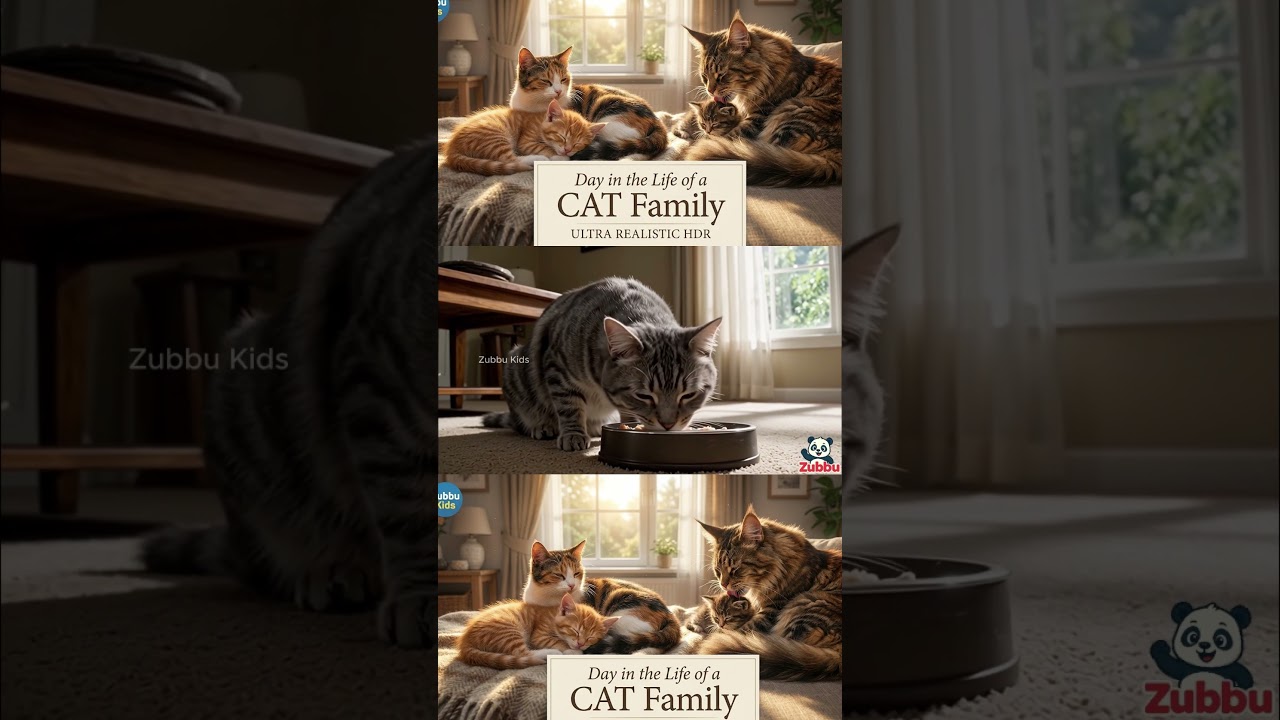 Day in the Life of a Cat | Cute Cat Shorts