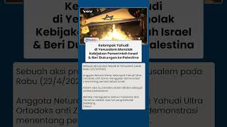 Suarakan Penolakan terhadap Pemerintahan, Kelompok Yahudi Anti Zionis Bakar Bendera Israel