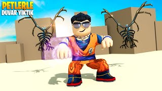 Petlerle Duvarları Yumrukladık Süper Taktik Strongest Punch Simulator Roblox Türkçe