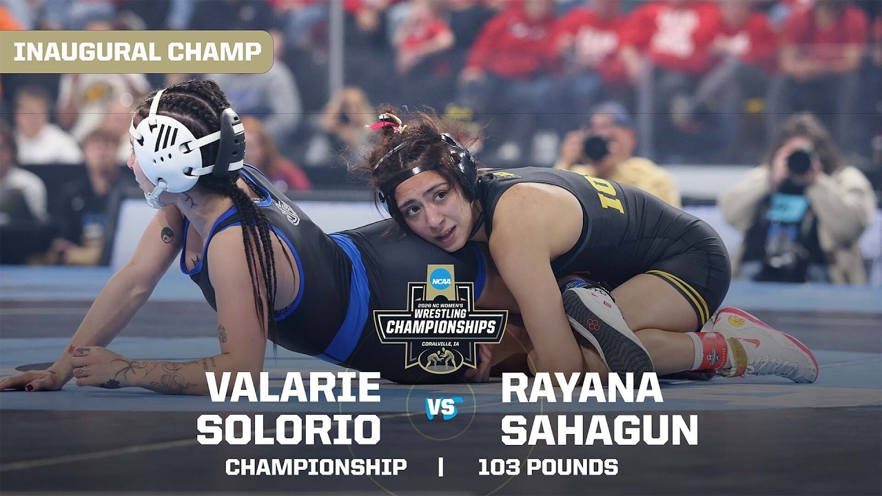 Valarie Solorio vs. Rayana Sahagun: 2026 NCAA women's wrestling championships (103 lbs.)