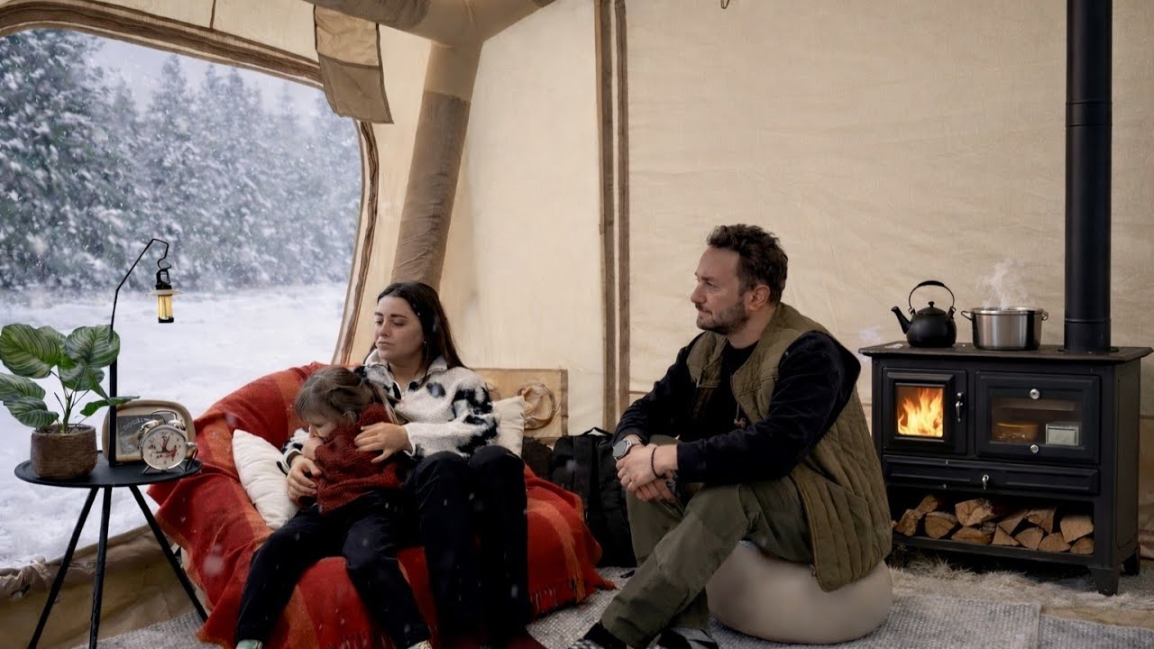 KARLAR İÇİNDE HUZURLU BİR KAMP